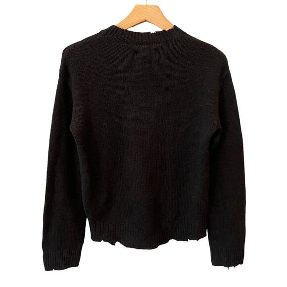 NWT RTA Emma Distressed Cashmere Pullover Sweater Size XS - Picture 5 of 10